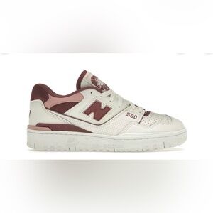 New Balance Sneakers - White and Maroon